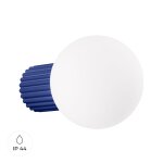 Applique aluminium outremer h 12 cm