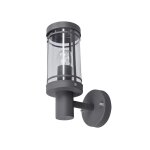 Applique extrieure en inox gris