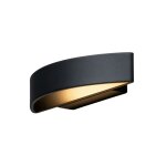 Applique en métal et aluminium noir 28 cm Applique en métal et aluminium noir 28 cm