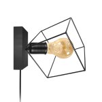 Applique m�tal, anthracite, h37xd35xp35cm