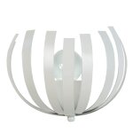 Applique métal, blanc , h12xd20xp25cm Applique métal, blanc , h12xd20xp25cm