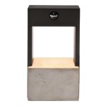 Applique murale extrieure en aluminium gris fonc