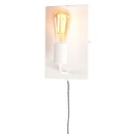 Applique murale en métal blanc h25cm Applique murale en métal blanc h25cm