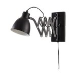 Applique murale en mtal noir