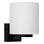 Applique murale salle de bain verre h14cm noir Applique murale salle de bain verre h14cm noir