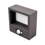 Applique murale solaire en aluminium gris Applique murale solaire en aluminium gris