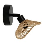 Applique spot orientable corde ozana naturel