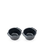 Appolia duo de ramequins en cramique 20cl, ardoise