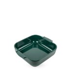 Appolia plat four cramique carr vert fort 28 cm - 11in