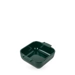 Appolia plat four cramique individuel carr vert fort 18 cm