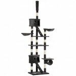 Arbre � chat plafond r�glable avec sisal et plateformes