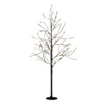 Arbre lumineux en m�tal noir 108 led h150