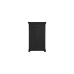 Armoire 2 portes en pin noir Armoire 2 portes en pin noir