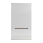 Armoire 2 portes stratifis blanc