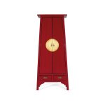 Armoire avec 2 portes et 2 tiroirs en bois de manguier