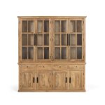 Armoire artisanale en bois de manguier massif 226 cm Armoire artisanale en bois de manguier massif 226 cm