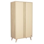 Armoire bébé 2 portes avec pieds bois Armoire bébé 2 portes avec pieds bois