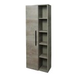 Armoire à colonnes effet bois beige 51x25 cm Armoire à colonnes effet bois beige 51x25 cm