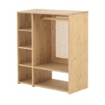 Armoire montessori en bois de couleur naturel