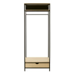 Armoire professionnel 1 tiroir 1 tagre en mtal noir