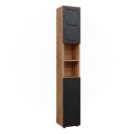 Armoire de salle de bain 30x192cm, anthracite ray