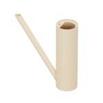 Arrosoir en m�tal, thermolaqu�, beige