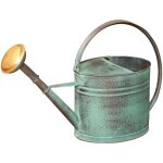 Arrosoir vert vieilli avec pomme 4 litres Arrosoir vert vieilli avec pomme 4 litres