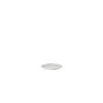Assiette 12cm en porcelaine blanc cass