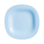 Assiette bleue 21 x 19, 6 cm