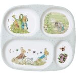 Assiette  compartiments pierre lapin