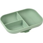 Assiette compartiment�e � ventouse en silicone