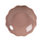 Assiette creuse corolle en c�ramique rose
