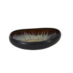 Assiette creuse en grès de table vert 21 cm - lot de 6 Assiette creuse en grès de table vert 21 cm - lot de 6