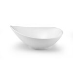 Assiette creuse en porcelaine blanc