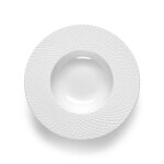 Assiette creuse en porcelaine blanc Assiette creuse en porcelaine blanc