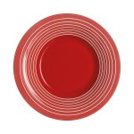 Assiette creuse rouge 21. 5 cm