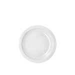 Assiette  dessert 18cm en plastique blanc