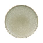 Assiette  dessert en grs vert