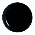 Assiette à dessert noire d19cm Assiette à dessert noire d19cm