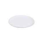 Assiette  dessert ovale en porcelaine blanche