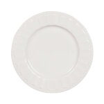 Assiette  dessert en porcelaine blanche
