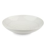 Assiette gourmet en grs blanc