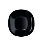 Assiette noire 21 x 19, 6 cm Assiette noire 21 x 19, 6 cm