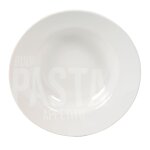 Assiette  ptes en cramique blanche