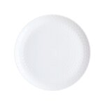 Assiette plate blanche 25 cm pampille - luminarc