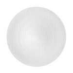 Assiette plate en grs blanc