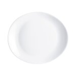 Assiette  steak blanche 30x26cm