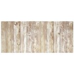 Autocollant mural tte de lit planches de bois 155x68cm