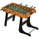 Baby - foot table pliable mdf imitation bois noir