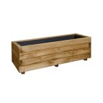 Bac  fleurs rectangulaire  personnaliser - 80cm
